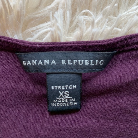 purple stretch banana republic tank top - Picture 2 of 2